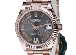Rolex Datejust 31 278235 (2022) - Grey dial 31 mm Rose Gold case