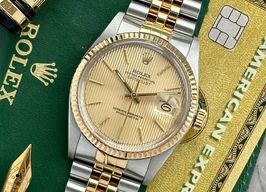 Rolex Datejust 36 16013 (1982) - Goud wijzerplaat 36mm Goud/Staal