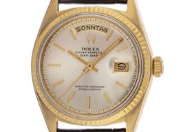Rolex Day-Date 1803 (1970) - Silver dial 36 mm Yellow Gold case