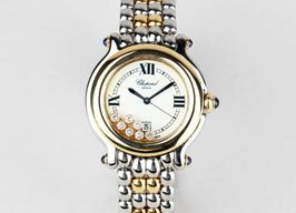 Chopard Happy Sport 27/8249-21 (Unknown (random serial)) - Silver dial 32 mm Gold/Steel case