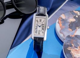 Cartier Tank Américaine W2603656 (2000) - Silver dial White Gold case