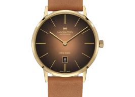 Hamilton Intra-Matic H38735501 (2025) - Bruin wijzerplaat 42mm Staal