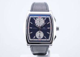 IWC Da Vinci Chronograph IW376404 (2014) - Blue dial 42 mm Steel case