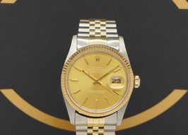 Rolex Datejust 36 16013 (1978) - Gold dial 36 mm Gold/Steel case