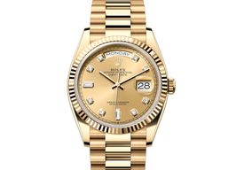Rolex Day-Date 36 128238-0008 (2024) - Champagne dial 36 mm Yellow Gold case