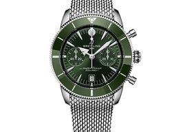 Breitling Superocean Heritage 42 AB0156361L1A1 (2025) - Groen wijzerplaat 44mm Staal