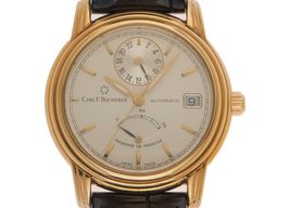 Carl F. Bucherer Archimedes 10.021 (1996) - Silver dial 36 mm Yellow Gold case