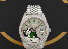 Rolex Datejust 41 126300 (2020) - Diamant wijzerplaat 41mm Staal
