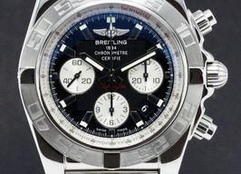 Breitling Chronomat 44 AB0110 (2012) - Zwart wijzerplaat 44mm Staal
