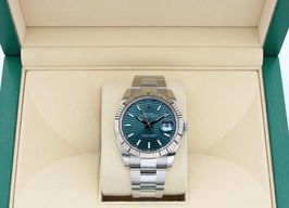 Rolex Datejust 41 126334 (2022) - Groen wijzerplaat 41mm Staal