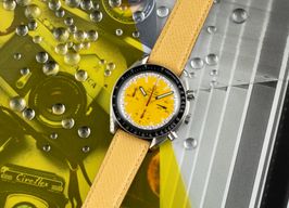 Omega Speedmaster Reduced 3810.12.40 (Unknown (random serial)) - Yellow dial 39 mm Steel case