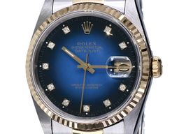 Rolex Datejust 36 16233 (1989) - Blue dial 36 mm Gold/Steel case