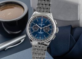 Breitling Premier AB0118A61C1A1 (Onbekend (willekeurig serienummer)) - Blauw wijzerplaat 42mm Staal