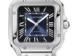 Cartier Santos WSSA0063 (2026) - Blue dial 35 mm Steel case