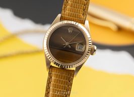 Rolex Lady-Datejust 6917 (1975) - Brown dial 26 mm Yellow Gold case
