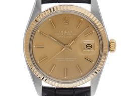 Rolex Datejust 36 16013 (1982) - Champagne wijzerplaat 36mm Goud/Staal