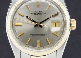 Rolex Datejust 1601 (1969) - Grijs wijzerplaat 36mm Goud/Staal
