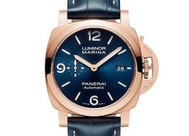 Panerai Luminor Marina PAM01112 (2025) - Blue dial 44 mm Red Gold case