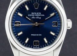 Rolex Air-King 14000 (2003) - Blue dial 34 mm Steel case