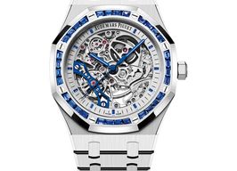 Audemars Piguet Royal Oak Double Balance Wheel Openworked 15412BC.SS.1220BC.02 (2025) - Transparent dial 41 mm White Gold case