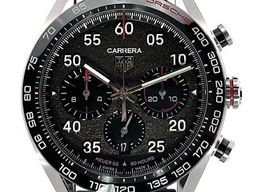 TAG Heuer Carrera Porsche Chronograph Special Edition CBN2A1F.FC6492 (2023) - Grijs wijzerplaat 44mm Staal