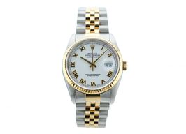 Rolex Datejust 36 16233 (2004) - White dial 36 mm Gold/Steel case
