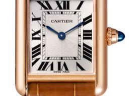Cartier Tank Louis Cartier WGTA0010 (2025) - Silver dial 30 mm Rose Gold case