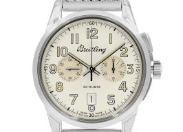 Breitling Transocean Chronograph 1915 AB141112/G799/743P (2024) - Silver dial 43 mm Steel case