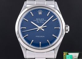 Rolex Air-King 5500 (1978) - Blue dial 34 mm Steel case