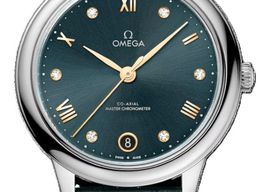 Omega De Ville 434.13.34.20.60.001 (2026) - Turquoise wijzerplaat 34mm Staal