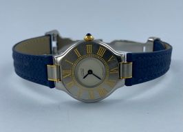 Cartier 21 Must de Cartier 1340 (Unknown (random serial)) - Silver dial 28 mm Gold/Steel case