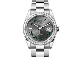 Rolex Datejust 36 126284RBR (2025) - Grijs wijzerplaat 36mm Staal