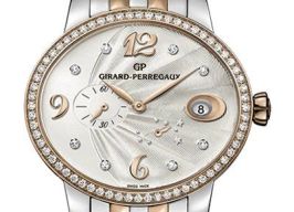 Girard-Perregaux Cat's Eye 80486D56A162-56A (2024) - Silver dial 38 mm Gold/Steel case