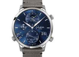 Glashütte Original Senator Cosmopolite 1-89-02-05-02-66 (2024) - Blue dial 44 mm Steel case