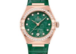 Omega Constellation 131.58.29.20.99.004 (2025) - Green dial 29 mm Rose Gold case