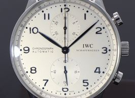 IWC Portuguese Chronograph IW371446 (2016) - Silver dial 41 mm Steel case