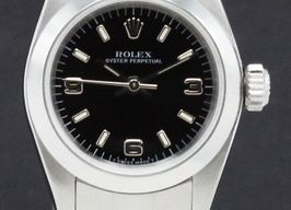 Rolex Oyster Perpetual 67180 (1997) - Black dial 26 mm Steel case