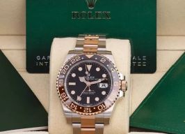 Rolex GMT-Master II 126711CHNR (2023) - Zwart wijzerplaat 40mm Goud/Staal