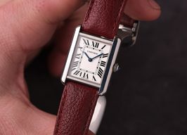 Cartier Tank Solo WSTA0030 (Unknown (random serial)) - White dial 31 mm Steel case