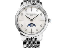 Frederique Constant Slimline Moonphase FC-206MPWD1S6B (2026) - Pearl dial 30 mm Steel case