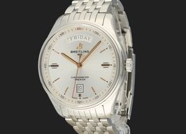 Breitling Premier Automatic 40 A45340211G1A1 (2023) - Zilver wijzerplaat 40mm Staal