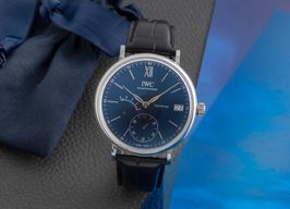 IWC Portofino Hand-Wound IW510106 (Unknown (random serial)) - Blue dial 45 mm Steel case