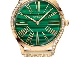 Omega De Ville Trésor 428.55.36.60.99.003 (2026) - Green dial 36 mm Yellow Gold case