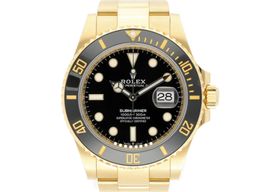 Rolex Submariner Date 126618LN (2022) - Zwart wijzerplaat 41mm Geelgoud