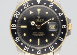 Rolex GMT-Master 16753 (1987) - Zwart wijzerplaat 40mm Goud/Staal