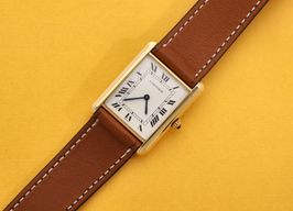 Cartier Tank 8810 (Unknown (random serial)) - White dial 30 mm Steel case