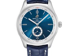 Breitling Premier Automatic 40 A37340351C1P2 (2023) - Blauw wijzerplaat 40mm Staal