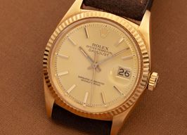 Rolex Datejust 1601/8 (1973) - Champagne dial 36 mm Yellow Gold case