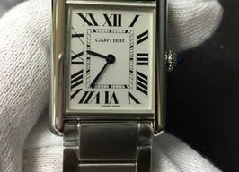 Cartier Tank WSTA0052 (2023) - Zilver wijzerplaat 34mm Staal