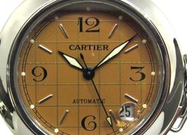 Cartier Pasha C 2324 (Onbekend (willekeurig serienummer)) - Geel wijzerplaat 35mm Staal